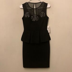 Bisou Bisou black sleeveless dress Size 2 NWT